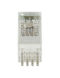 CR-M024DC4LDG przekaźnik 4c oA1-A2-24VDC 4 styki złocone LED