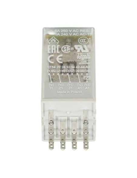 CR-M120AC3LG przekaźnik A1-A2-120V AC 4 styki c o złocone LED