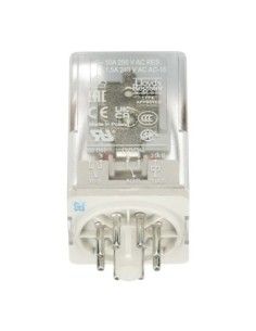 CR-U230AC2L przekaźnik A1-A2-230V AC 2 styki c o 250V 10A LED