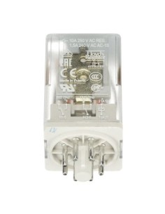 CR-U012DC2L przekaźnik A1-A2-12V DC 2 styki c o 250V 10A LED