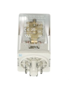 CR-U110AC2L przekaźnik A1-A2-110V AC 2 styki c o 250V 10A LED