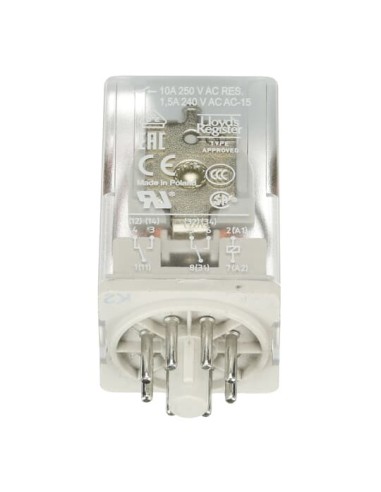 CR-U220DC2 przekaźnik A1-A2-220V DC 2 styki c o 250V 10A