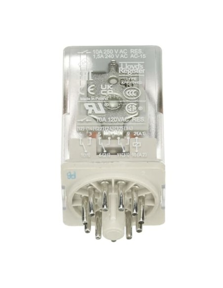 CR-U024DC3 przekaźnik A1-A2-24V DC 3 styki c o 250V 10A