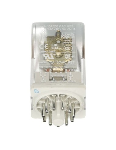 CR-U120AC3L przekaźnik A1-A2-120V AC 3 styki c o 250V 10A LED