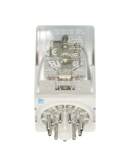 CR-U012DC3 przekaźnik A1-A2-12V DC 3 styki c o 250V 10A