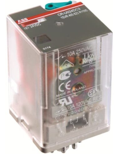 CR-U048AC3 przekaźnik A1-A2-48V AC 3 styki c o 250V 10A