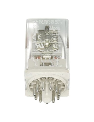 CR-U048DC3L przekaźnik A1-A2-48V DC 3 styki c o 250V 10A LED