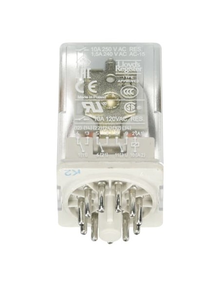 CR-U110DC3L przekaźnik A1-A2-110V DC 3 styki c o 250V 10A LED