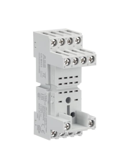 CR-M4SS podstawka do przekaźników 2 i 4 stykowych CR-M
