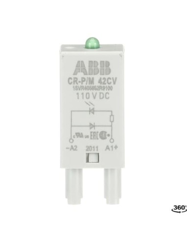 CR-P M 42CV moduł dioda i LED zielony 110-230V DC