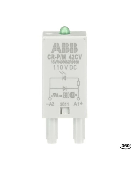 CR-P M 42CV moduł dioda i LED zielony 110-230V DC