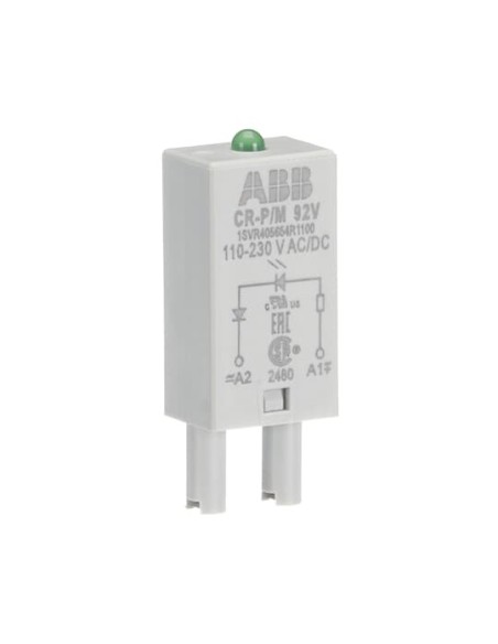 CR-P M 92V moduł LED zielony 110-230V AC DC