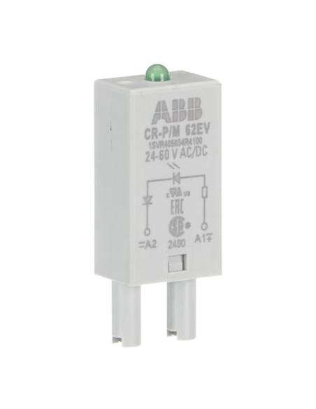 CR-P M 62EV moduł LED zielony 24-60V AC DC