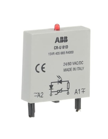 CR-U 61D moduł warystor i LED czerwony 24-60V AC DC