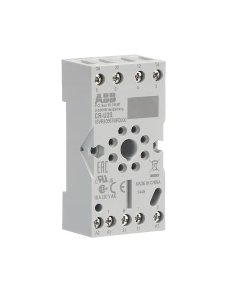 CR-U2S podstawka do przekaźników CR-U z 2c o i modułami funkcyjnymi