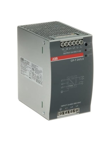 CP-T 24 5.0 zasilacz impulsowy wej: 3x400-500VAC wyj: 24VDC 5.0A