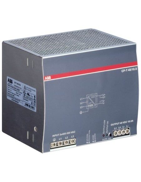 CP-T 48 10.0 zasilacz impulsowy wej: 3x400-500VAC wyj: 48VDC 10.0A
