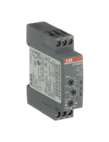 CT-MFC.12 przekaźnik czasowy wielofunkcyjny 24-48 VDC 24-240 V AC 0.05s - 100h 1 c o