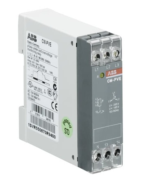 CM-PVE przekaźnik monitorujący 1n o L123-N-185-265VAC