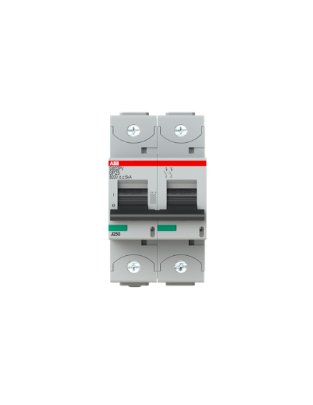 S802PV-SP25 wyłącznik nadmiarowo-prądowy  2P  char. B  25A  3kA  PV