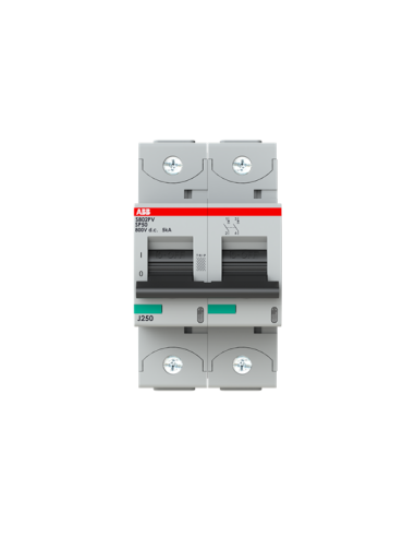 S802PV-SP50 wyłącznik nadmiarowo-prądowy  2P  char. B  50A  3kA  PV