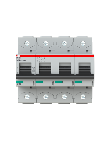 S804PV-SP100 wyłącznik nadmiarowo-prądowy  4P  char. B  100A  50kA  PV