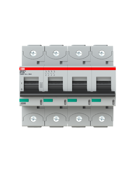 S804PV-SP100 wyłącznik nadmiarowo-prądowy  4P  char. B  100A  50kA  PV