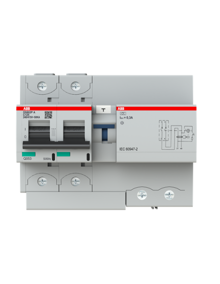 Wył. różn.-prąd. z blokiem nadmiarowym DS802P-C125 0.3A