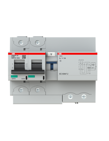 Wył. różn.-prąd. z blokiem nadmiarowym DS802P-C125 1AS