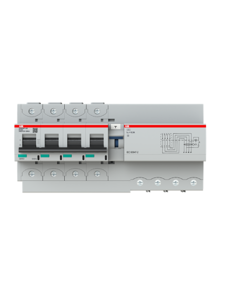 Wył. różn.-prąd. z blokiem nadmiarowym DS804P-K125 0.3AS