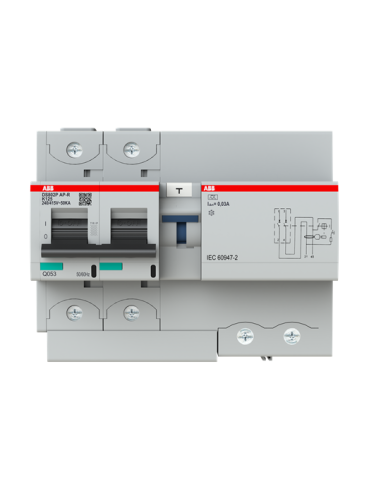 Wył. różn.-prąd. z blokiem nadmiarowym DS802P-K125 0.03AP-R
