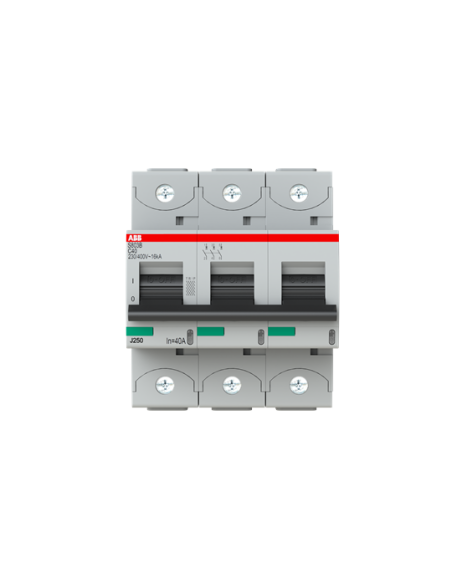 S803B-C40 wyłącznik nadmiarowo-prądowy  3P  char. C  40A  16kA  AC
