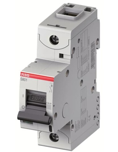 S801S-B10 wyłącznik nadmiarowo-prądowy  1P  char. B  10A  50kA  AC