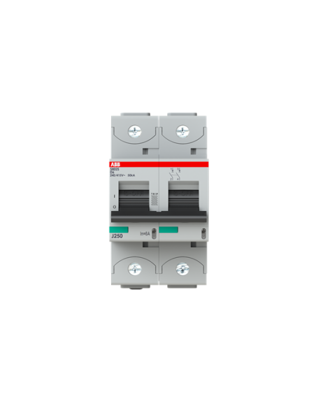 S802S-D6 wyłącznik nadmiarowo-prądowy  2P  char. D  6A  50kA  AC