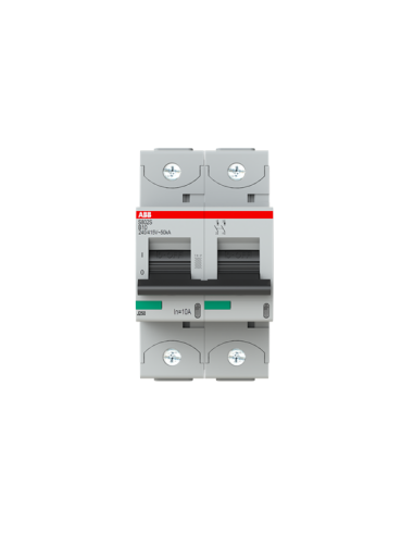 S802S-B10 wyłącznik nadmiarowo-prądowy  2P  char. B  10A  50kA  AC