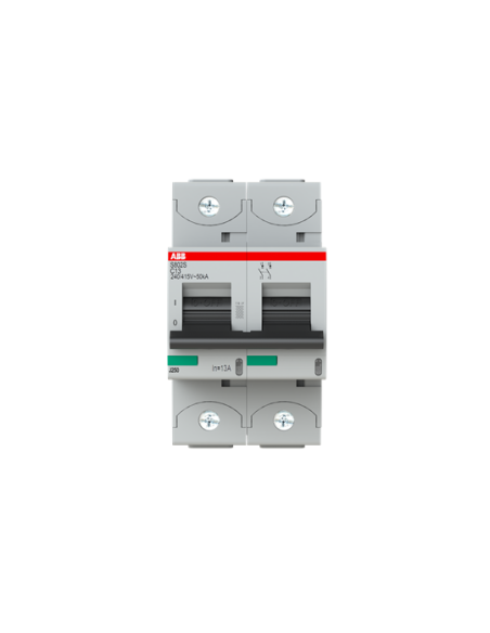 S802S-C13 wyłącznik nadmiarowo-prądowy  2P  char. C  13A  50kA  AC