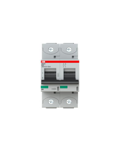 S802S-B25 wyłącznik nadmiarowo-prądowy  2P  char. B  25A  50kA  AC