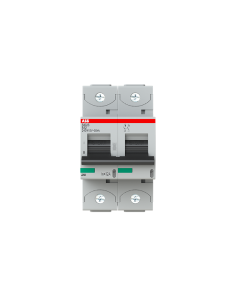 S802S-B32 wyłącznik nadmiarowo-prądowy  2P  char. B  32A  50kA  AC