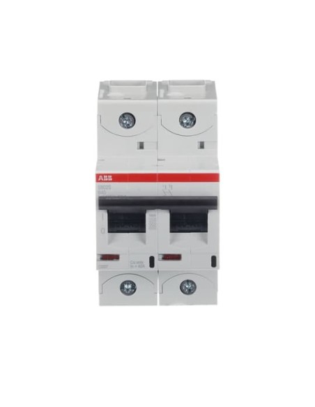 S802S-B40 wyłącznik nadmiarowo-prądowy  2P  char. B  40A  50kA  AC