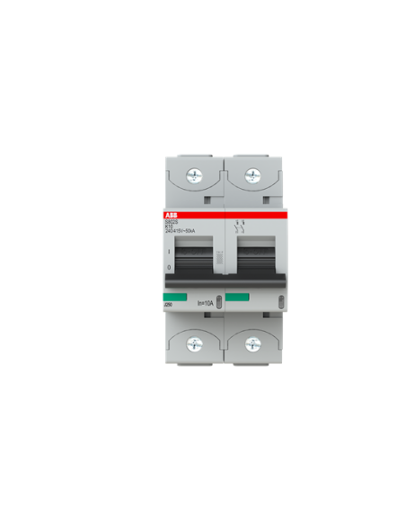 S802S-K10 wyłącznik nadmiarowo-prądowy  2P  char. K  10A  50kA  AC