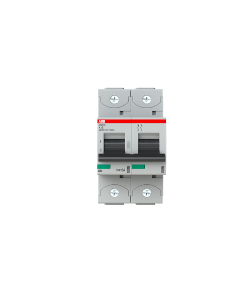 S802S-K16 wyłącznik nadmiarowo-prądowy  2P  char. K  16A  50kA  AC