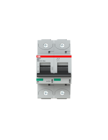 S802S-B50 wyłącznik nadmiarowo-prądowy  2P  char. B  50A  50kA  AC