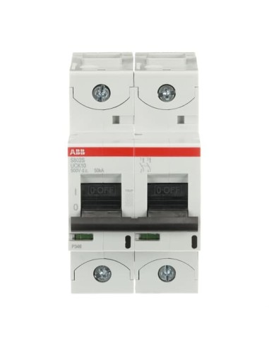 S802S-UCK10 wyłącznik nadmiarowo-prądowy  2P  char. UCK  10A  50kA  AC DC