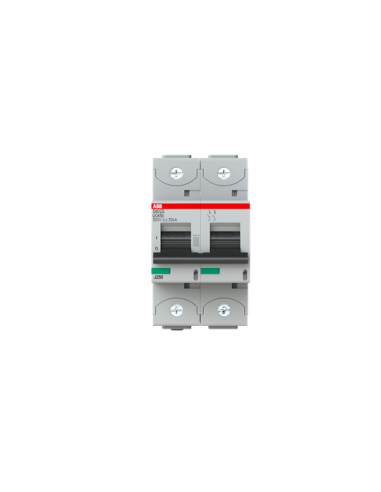 S802S-UCK50 wyłącznik nadmiarowo-prądowy  2P  char. UCK  50A  50kA  AC DC