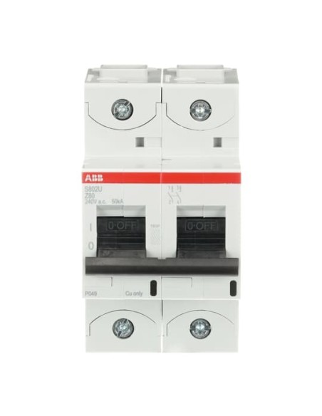 S802U-Z80 wyłącznik nadmiarowo-prądowy  2P  char. Z  80A  50kA  AC
