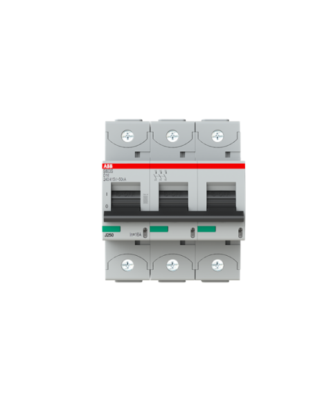 S803S-D16 wyłącznik nadmiarowo-prądowy  3P  char. D  16A  50kA  AC