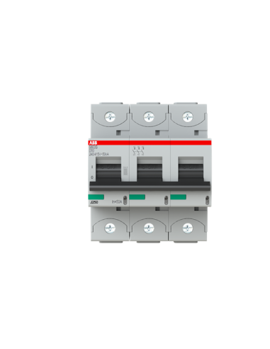 S803S-D50 wyłącznik nadmiarowo-prądowy  3P  char. D  50A  50kA  AC
