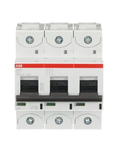 S803S-K32 wyłącznik nadmiarowo-prądowy  3P  char. K  32A  50kA  AC