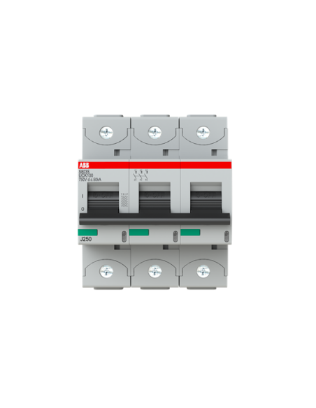 S803S-UCK100 wyłącznik nadmiarowo-prądowy  3P  char. UCK  100A  50kA  AC DC
