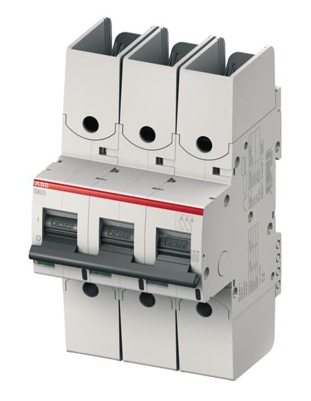 S803S-K8-R wyłącznik nadmiarowo-prądowy  3P  char. K  8A  50kA  AC